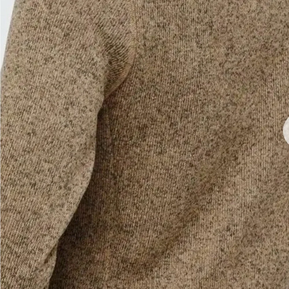 FIGS On Shift Sweater Knit Jacket Size XL Heather Light Oak 🤎🤍🤎 - Picture 11 of 15